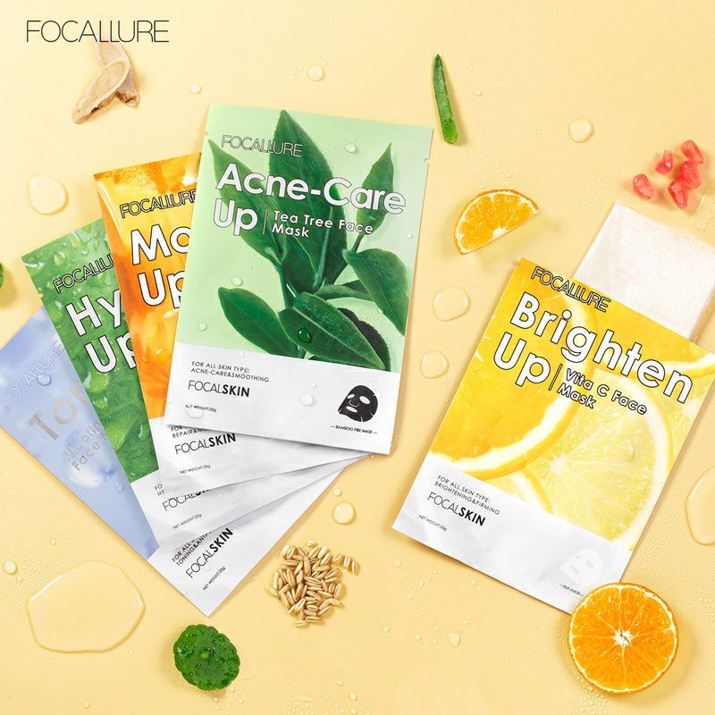 Facial Sheet Face Mask FASC03 FA-SC03 FOCALL FOCALLURE (BPOM)