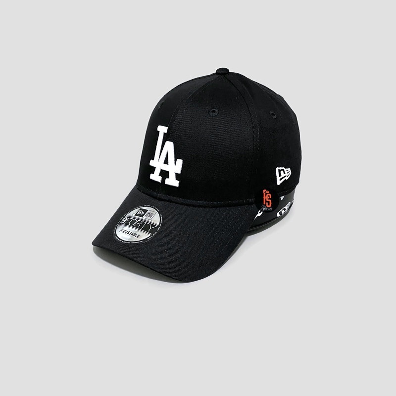 TOPI NEW ERA ORIGINAL LOS ANGELES DODGERS BLACK WHITE