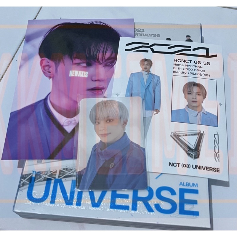 [UNSEALED READY INA] Album NCT 2021 Universe PB Photobook PC Taeyong Jungwoo Fullset