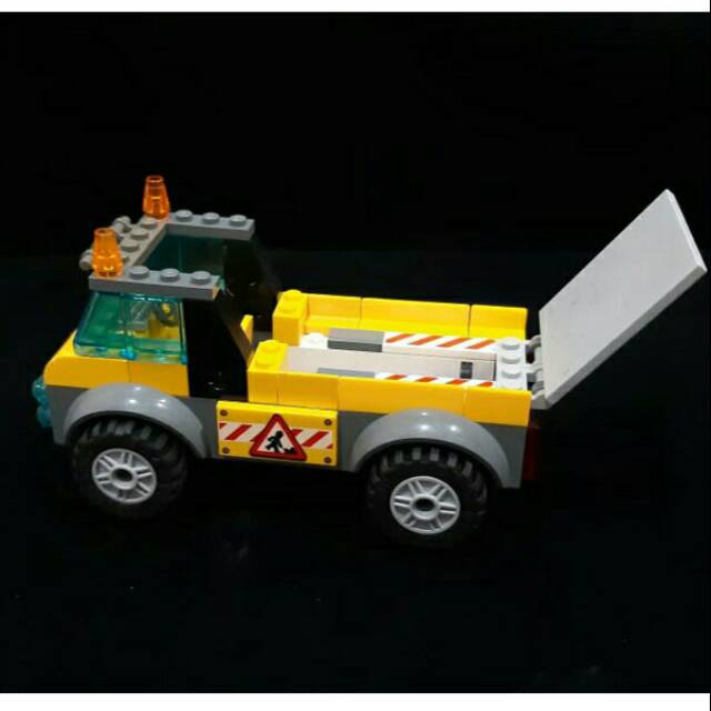 Lego city mobil Truk perbaikan jalan / roadfix truck ori original asli