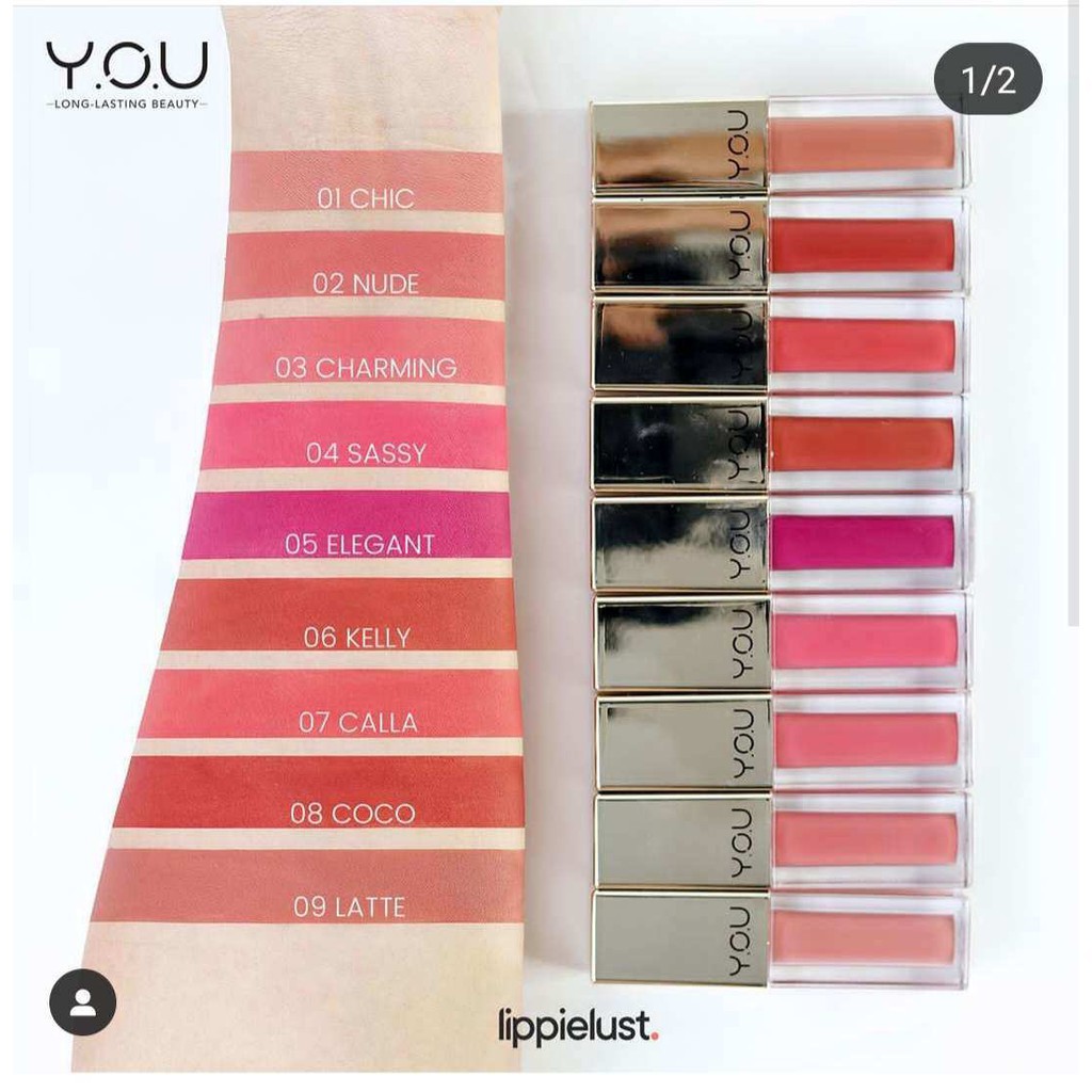 Y.O.U / YOU Rouge Velvet Matte Lipcream