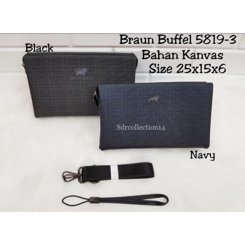 Handbag braun buffel Clutch tangan +selempang pria&amp;wanita