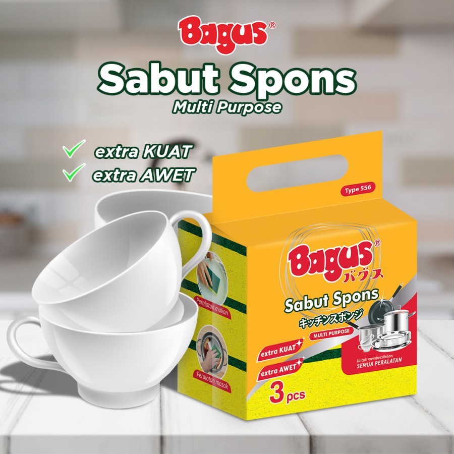 Bagus Sabut Spons Multi Purpose isi 3pcs