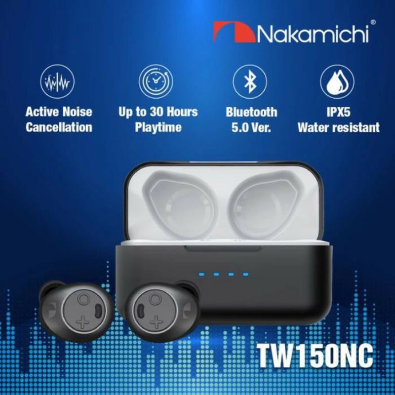 Nakamichi Live TW150NC Original Earphone Bluetooth TWS Grs Resmi