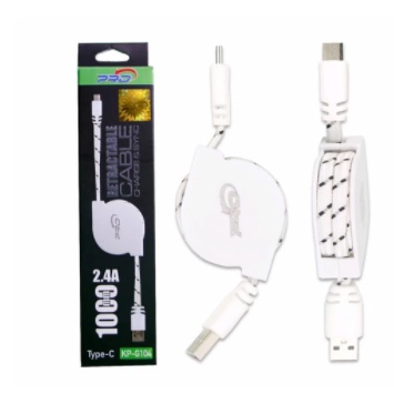 Pro Kabel Data Tarik USB for Micro Type C  Lightning KP-G104