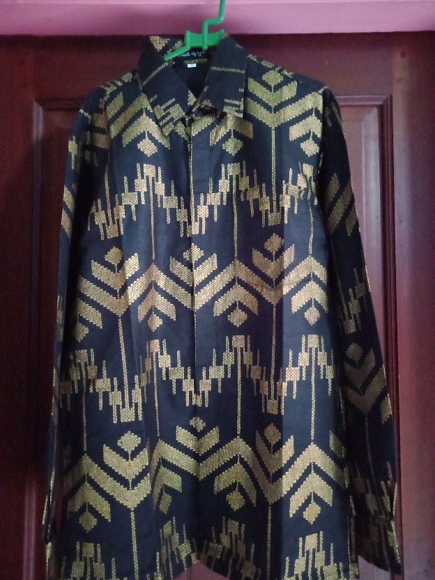 Set Batik Couple Adara Black (kemeja Batik, Rok Batik, Kebaya Adara Black)