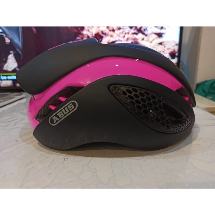 ABUS replica Aero Helmet GameChanger helm road bike fuchsia pink black