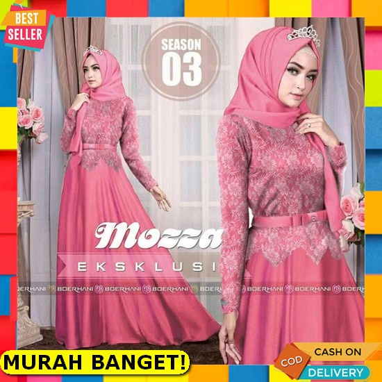 Shopee Haul Gh33 - Maxy Dress Maxi Long Gaun Muslim Muslimah Gamis Panjang Kerut Tangan Bahan Crincl