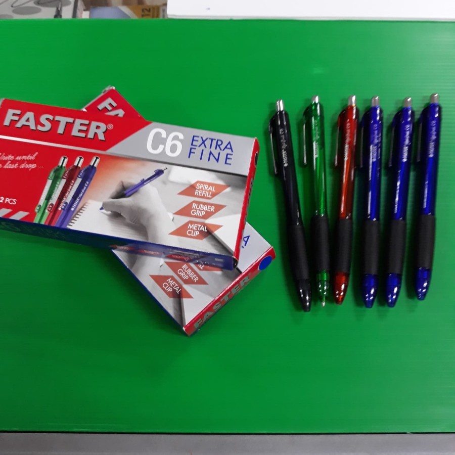 Ballpoint pen pulpen Faster C 6