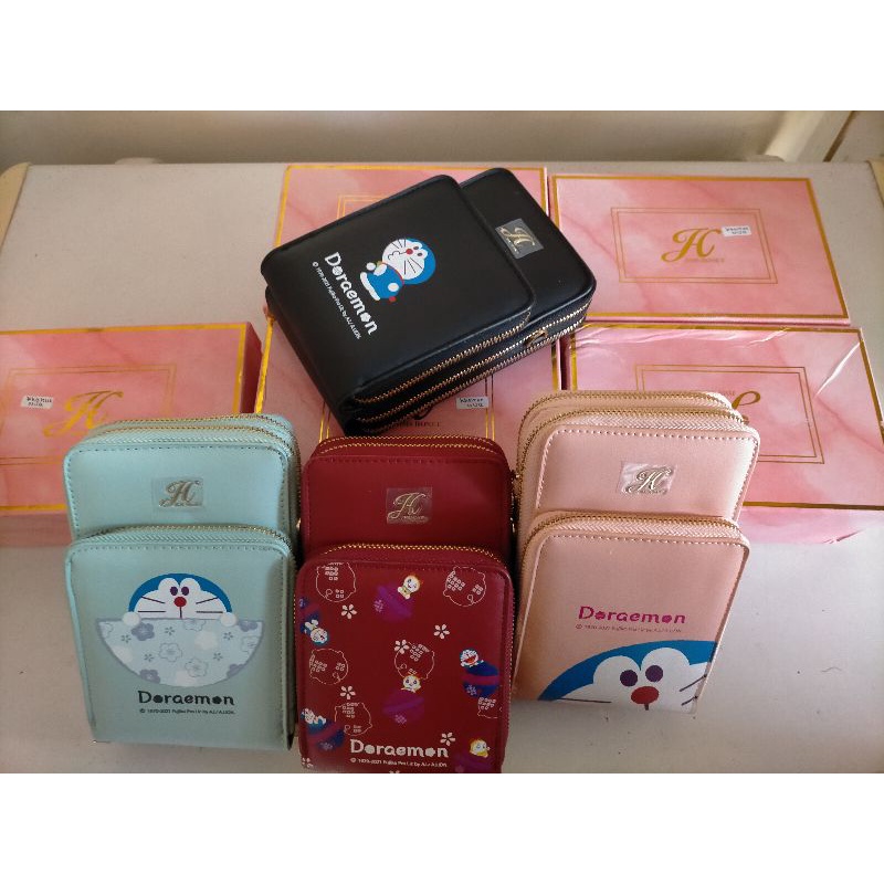 tas hp slingphone lucu murah berkualitas free box doraemon mini bag jh
