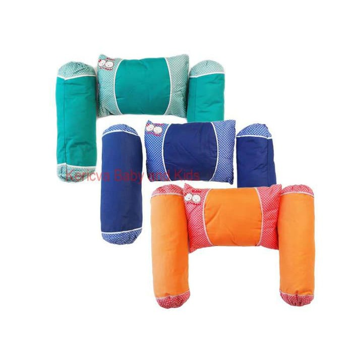 Kiddy Bantal Set polos/bantal dan guling bayi