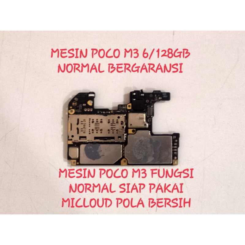 MESIN POCO M3 NORMAL MESIN POCO M3 6/128GB NORMAL mesin poco m3 normal garansi