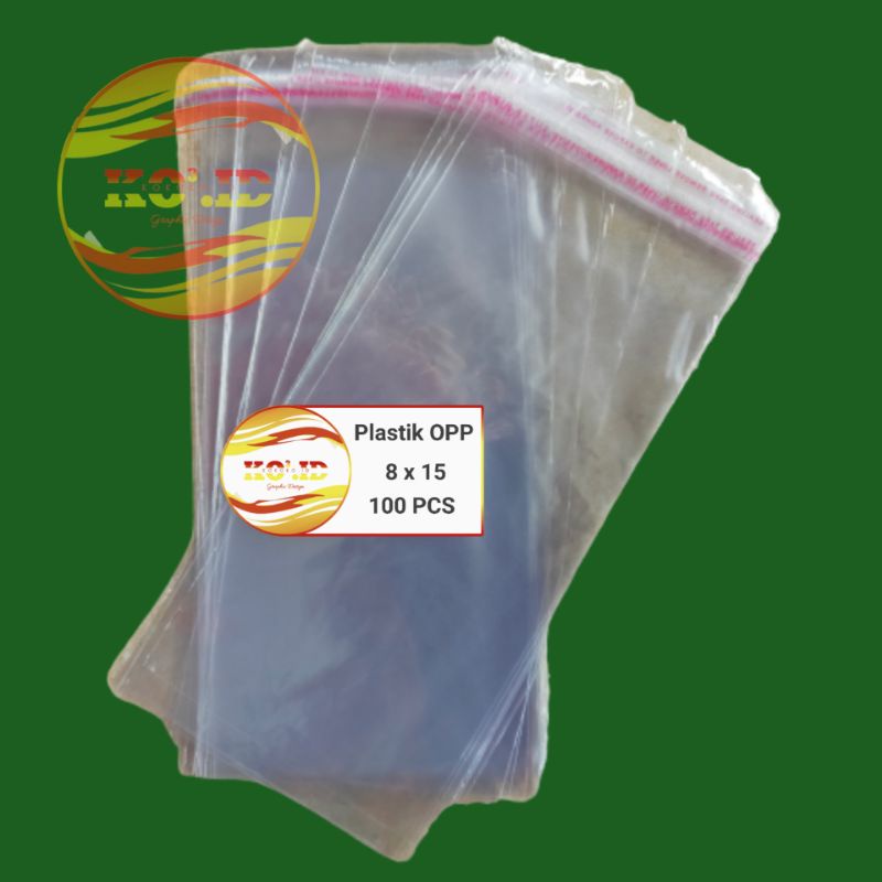 

PLASTIK OPP LEM BENING 8X15 HARGA MURAH (Per Pack isi 100 lembar)