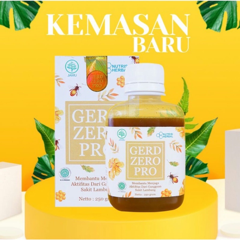 GERD ZERO PRO - OBAT ASAM LAMBUNG / MADU LAMBUNG / OBAT MAAG / OBAT LAMBUNG