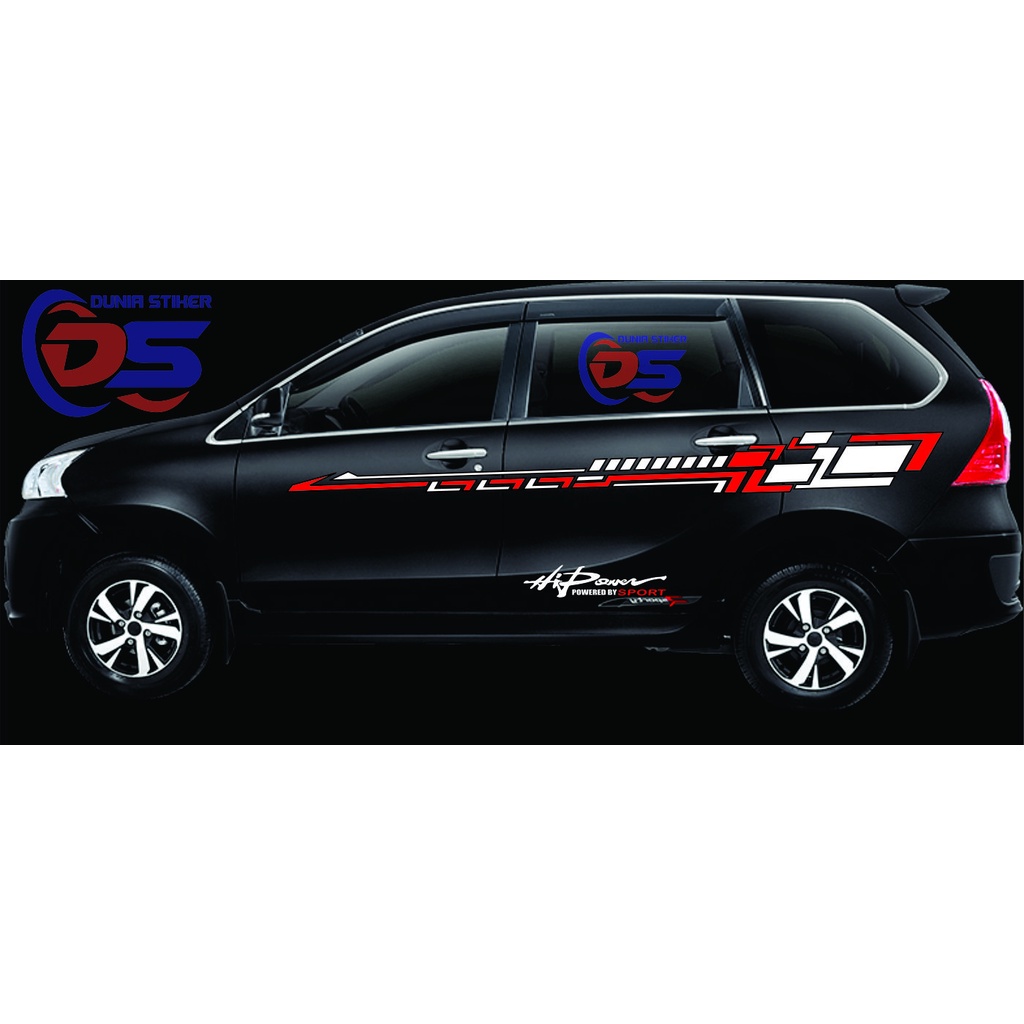 Jual Stiker Cutting Mobil Xenia Avanza Striping List Body Mobil Xenia