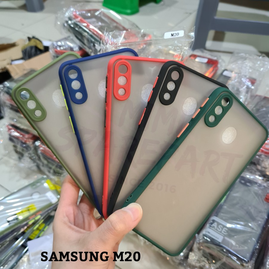 SAMSUNG M10 M20 M30 M30S A70 A80 CASE DOFF TRANSPARAN HARDCASE