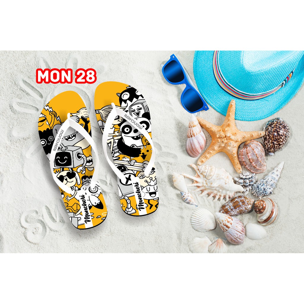 Sandal  jepit Wanita MONCHERY Clothing(8) Promo NEW lucu