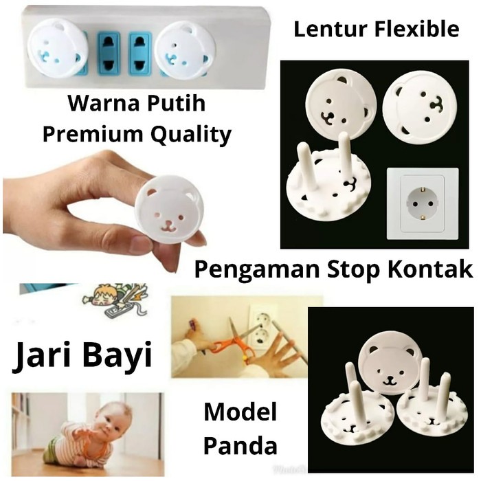 Unik Penutup Lubang Colokan Listrik Pengaman Socket Cover Stop Kontak Terlaris