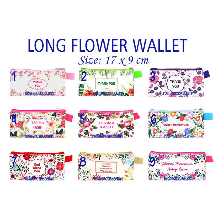 CUSTOM DOMPET PANJANG Wanita Souvenir Baby Ulang Tahun Lebaran Imlek Natal Wedding Guru Terima Kasih