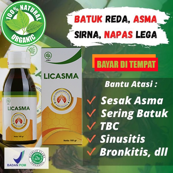 Madu Herbal Licasma - Obati Asma dan Masalah pernafasan