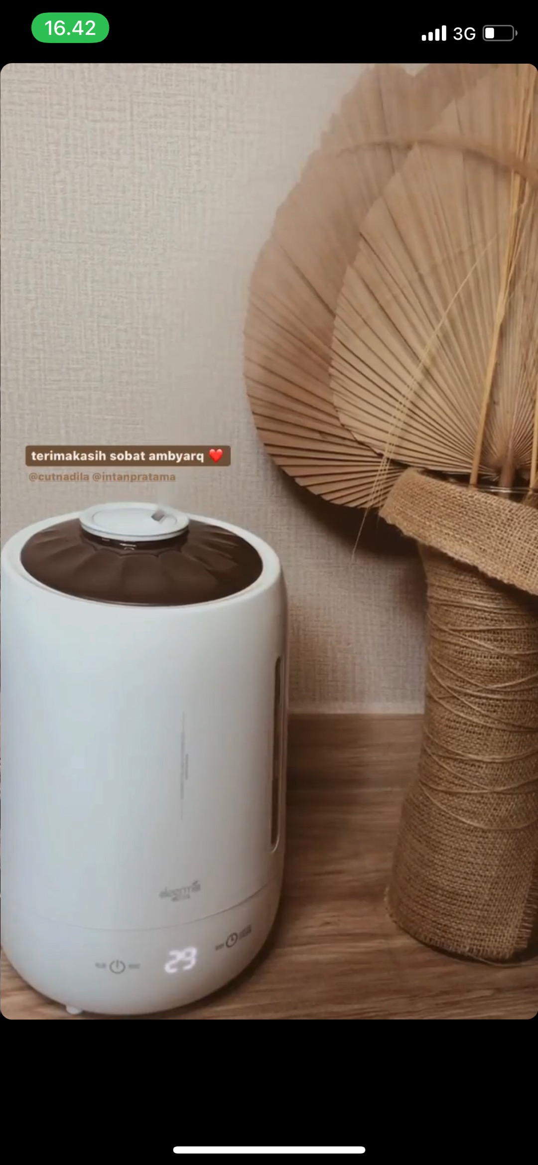 Deerma 5l Air Humidifier Dem F600 Touch Screen International Version- Pelembab Udara