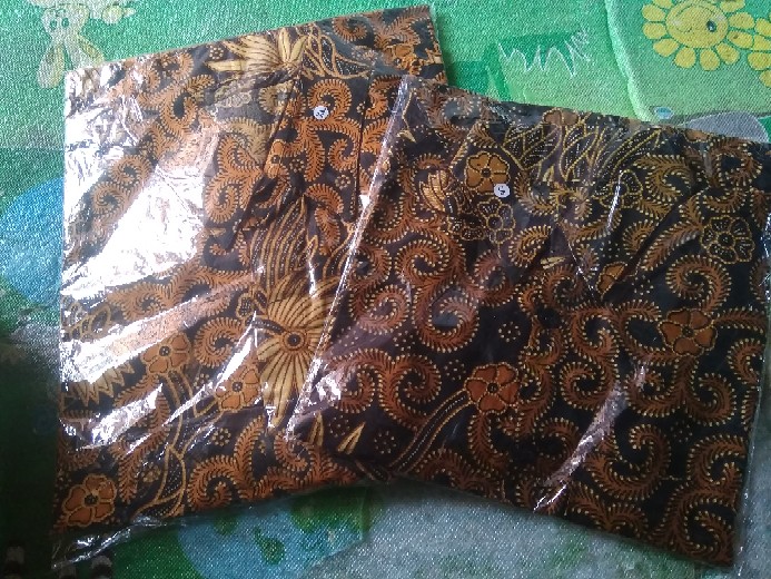 Couple Ayah Anak Couple Keluarga Kemeja Batik Kenongo