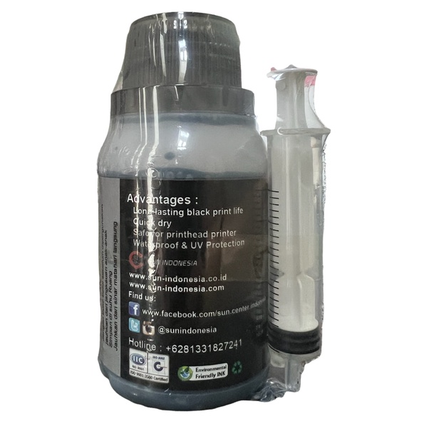 Tinta Sun Black Pigment Ink Canon HP 100ml