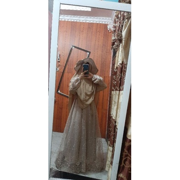 set syari tile brukat bridal kualitas premium