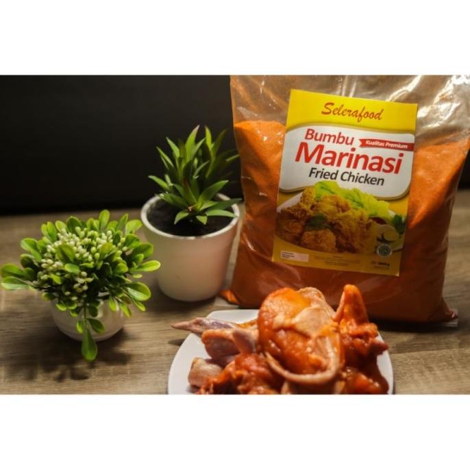 

HS Bumbu Marinasi Fried Chicken Premium Berat 1 Kg Merk Selerafood
