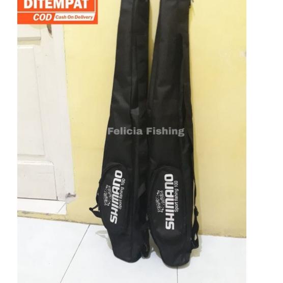 {BUA.20Au22ѕ} Tas Stick Joran Katrol Pancing Murah 100 cm Alat Peralatan Pancing Pancingan