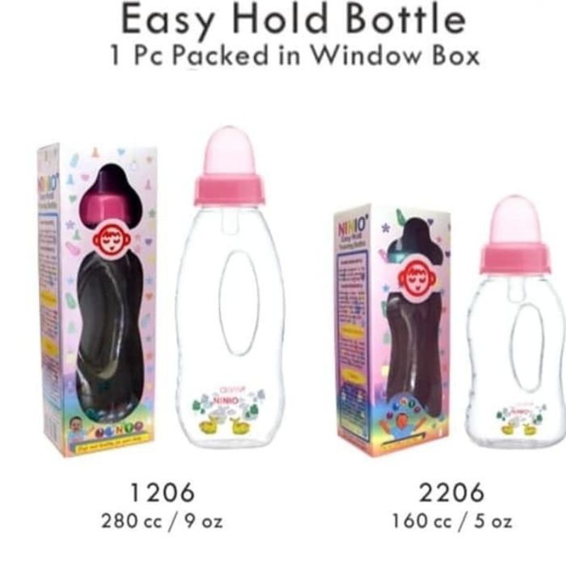 Dot Botol Susu Asi Bayi Ninio Easy Hold 160 280ml 2206