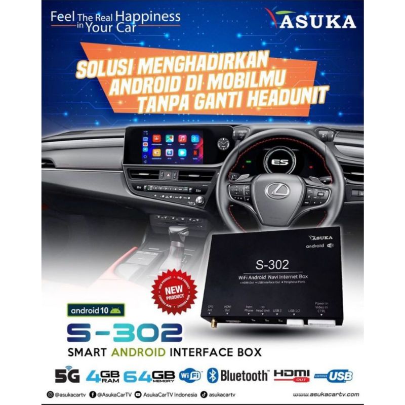 Asuka S-302 Smart android interface box mobil