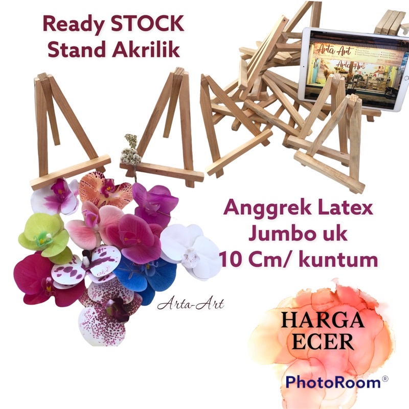 Anggrek Latex Jumbo Hiasan Mahar/GROSIR STAND AKRILIK