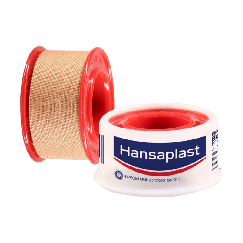 Hansaplast plester roll kain 1,25cm x 1m