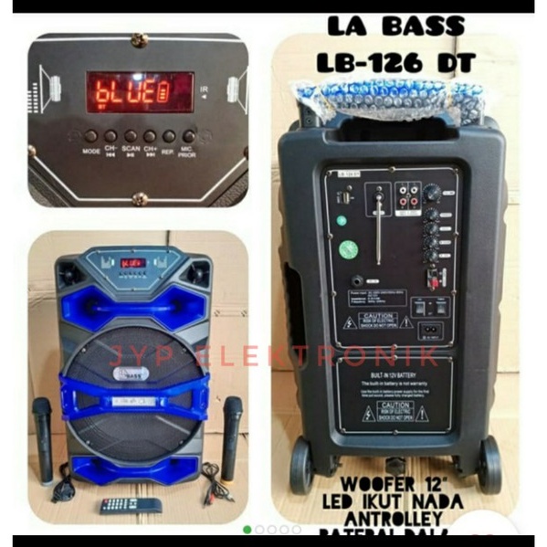 SPEAKER AKTIF 12 INCH PORTABLE LA BASS LB 126 DT