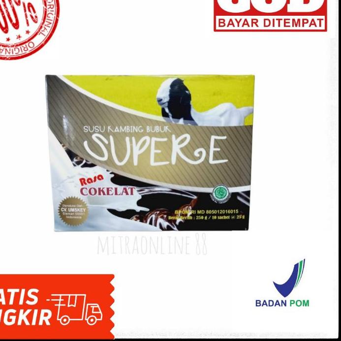 

Susu Kambing SUPER E 1 Box @10 Sachet ホ