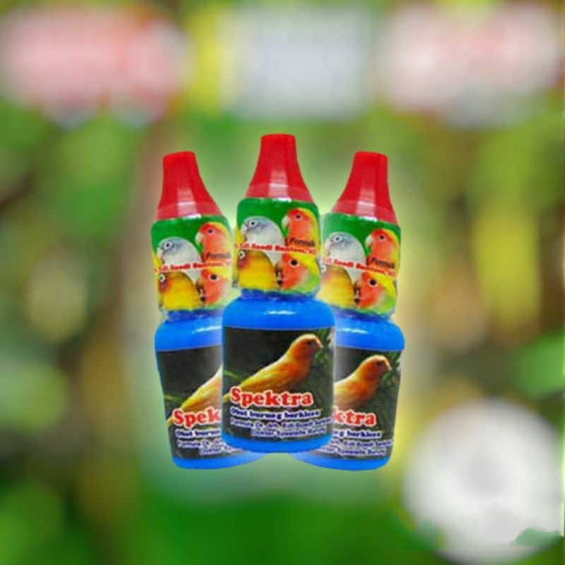 SPEKTRA Paket 12 PCS OBAT BURUNG LESU/DIARE OBAT NAFSU MAKAN BURUNG