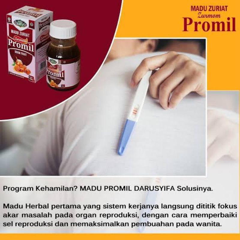 Madu Promil Zuriat - Madu Program Hamil Zurmom Zuriat Promil