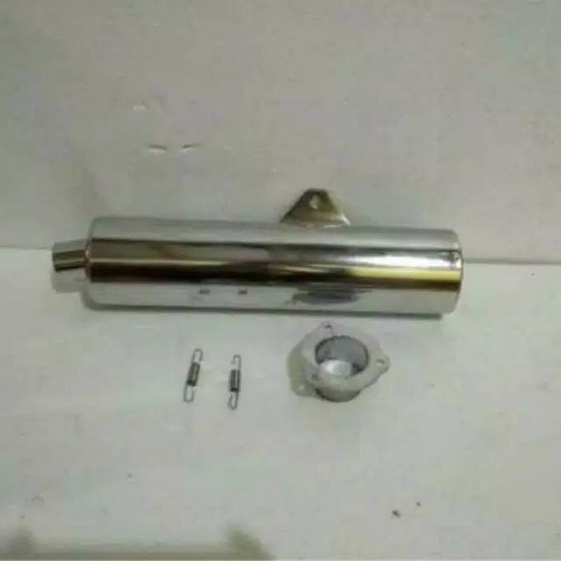Knalpot CKD Bobokan Satria fu + Adaptor knalpot termurah terlaris satria fu