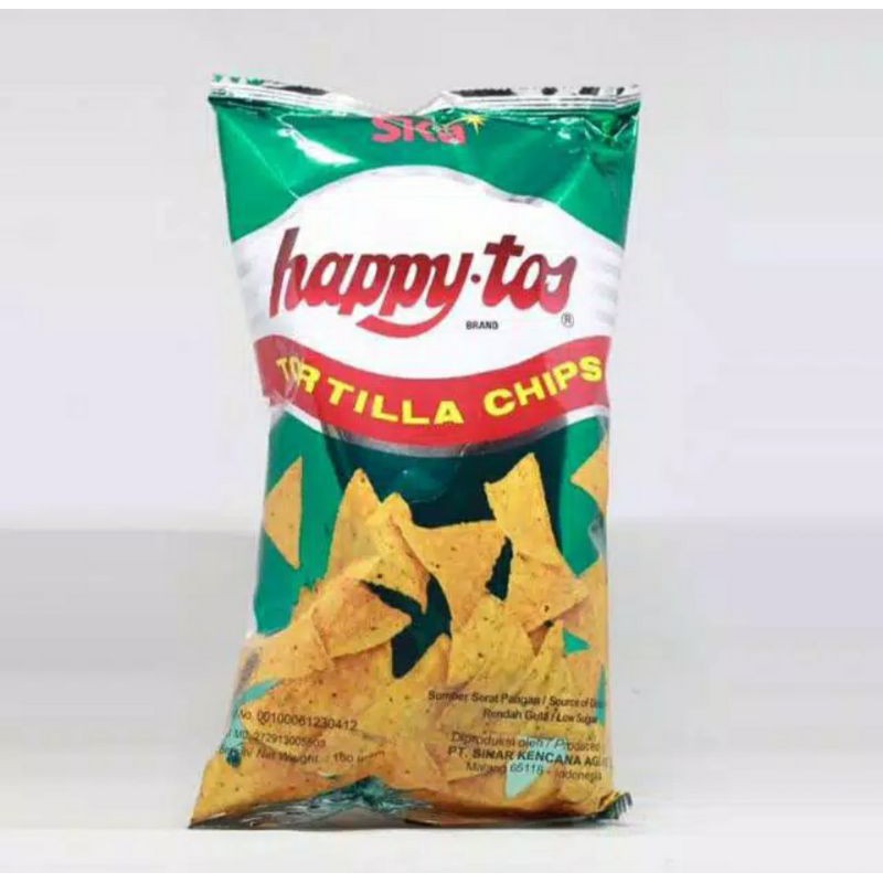 

Happy Tos Tortilla Chips Hijau 160 gr