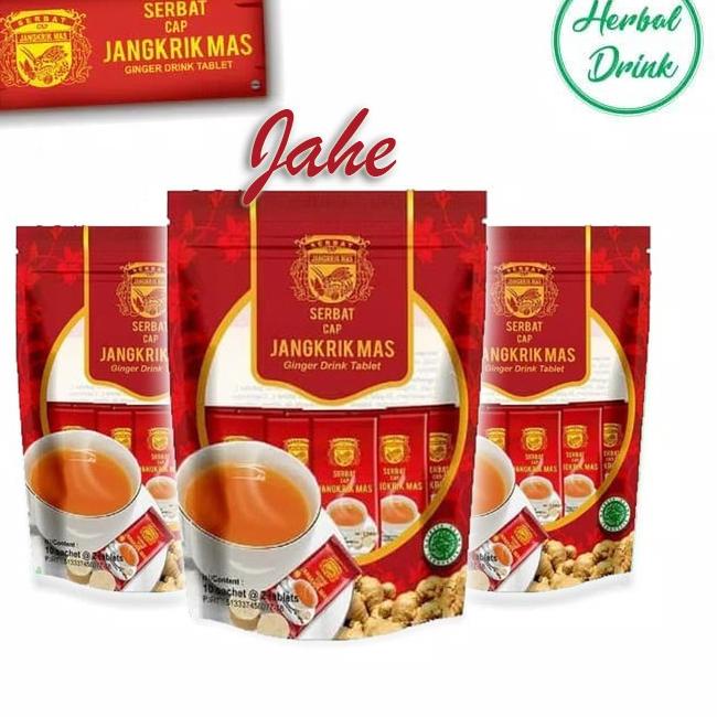 

GJ8 SERBAT JANGKRIK MAS ORIGINAL JAHE WEDANG JAHE MINUMAN HERBAL ▼➴ 47