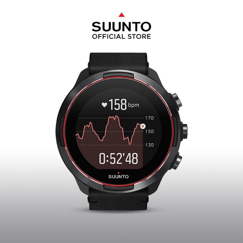 Suunto 9 Baro Red - Ultra-Endurance GPS Watch with exeptional battery life