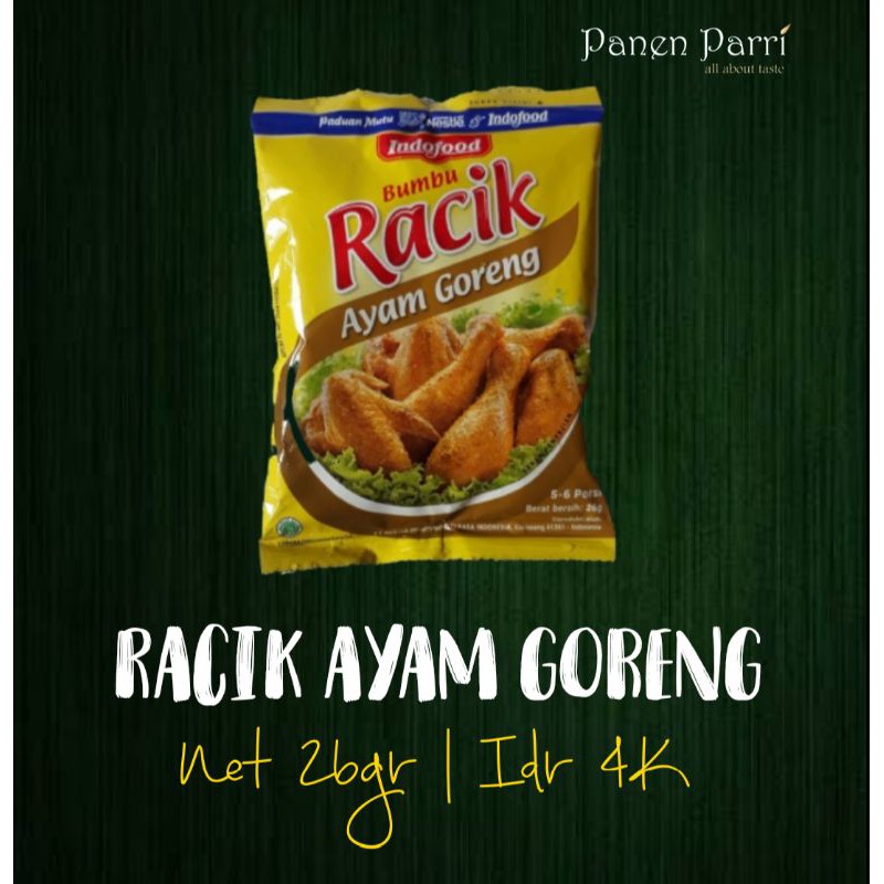 

Racik Ayam Goreng