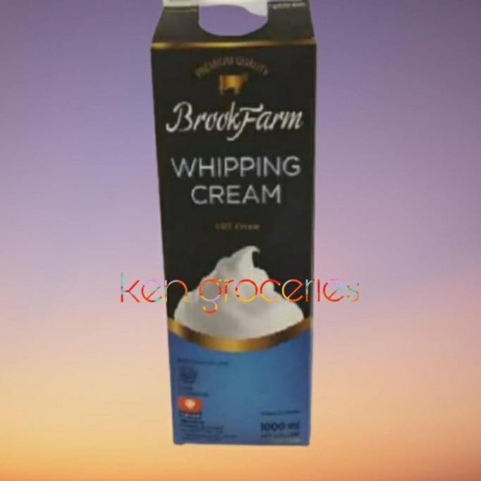 

(BISA COD) brookfarm whipping cream 1ltr | whipping cream brookfarm 1000ml