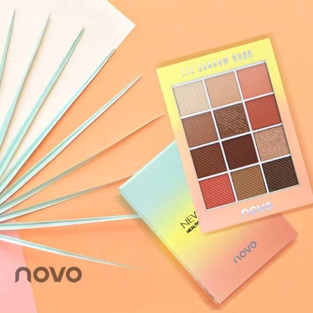Novo Eyeshadow New Makeup Import Healthy Colors Dilky Touch