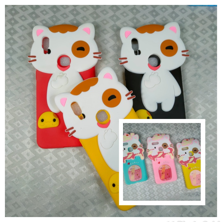 SOFT CASE KARAKTER MIMI CAT LOVE 3D REDMI NOTE 4X