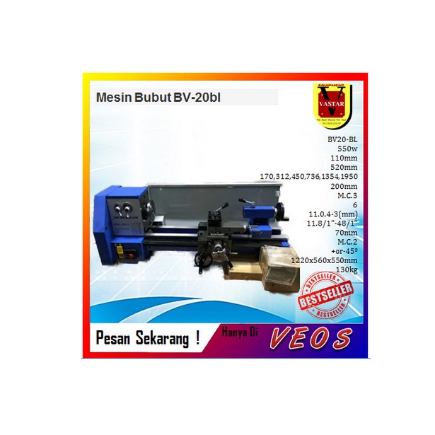 Mesin Bubut Mini BV-20bl