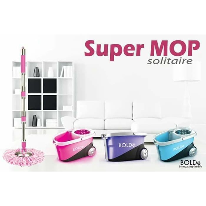 ALAT PEL SUPERMOP BOLDE TYPE SOLITAIRE NEW TECHNOLOGY (LEBIH RINGAN)