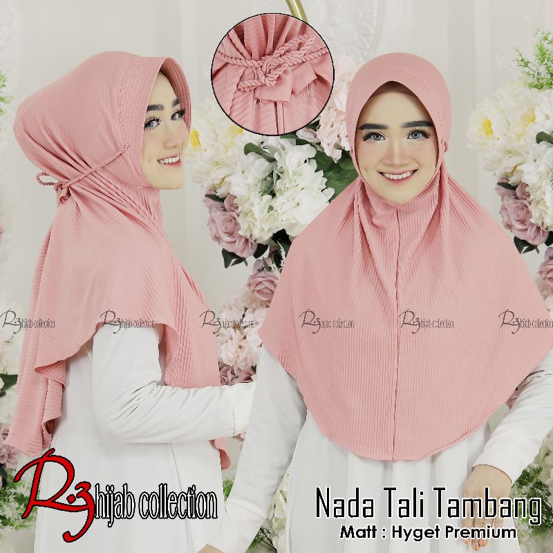 HIJAB PLISKET/JILBAB TALI KEPANG/KERUDUNG INSTANS