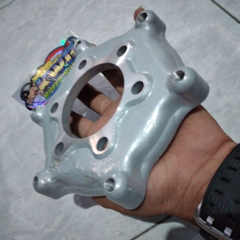 PLENDES ADAPTOR PIRINGAN MEGAPRO MEGAPRO TIGER LAMA BREKET DISK BRECKET CAKRAM CB GL MP TIGER LUBANG 5 LUBANG 6